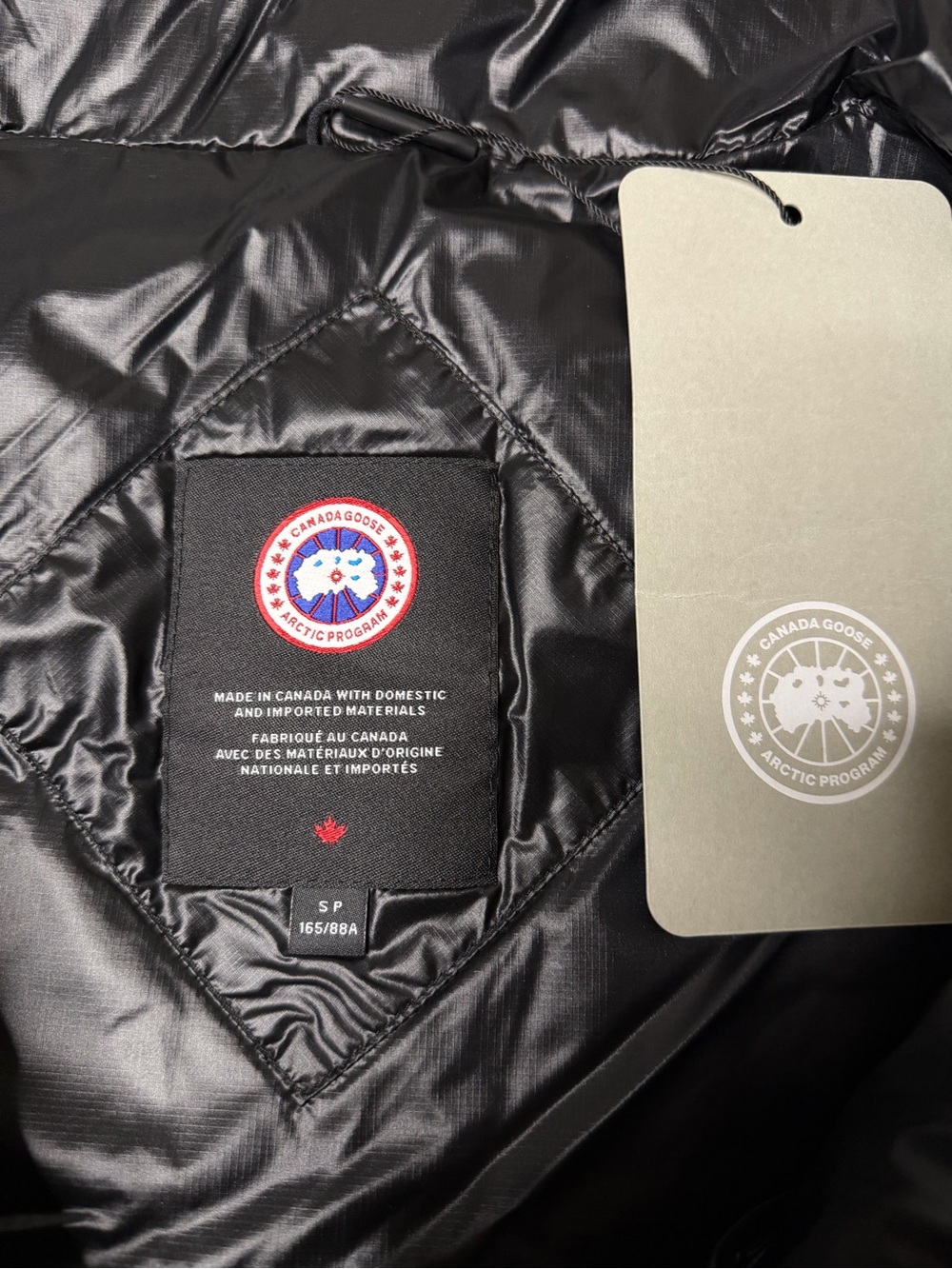 Canada Goose Cypress Puffer Vest Black Logo Size S Full Set Brand New - Picture 13 of 16